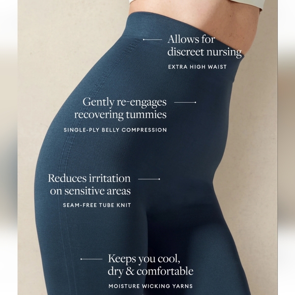 BLANQI High Waist Postpartum Nursing Support Leggings Small - Picture 7 of 11